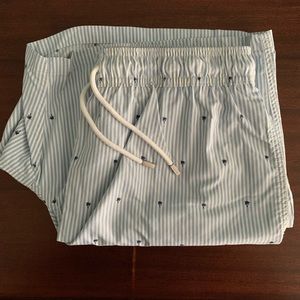 Brooks Brothers swim trunks